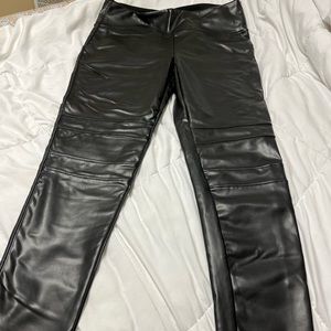 faux leather leggings